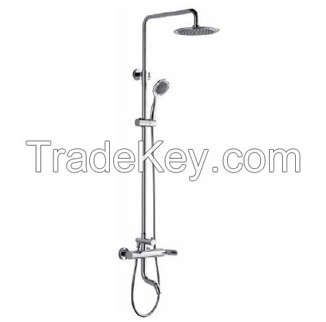 Brass bathroom shower sets withmodern in-wall shower faucet