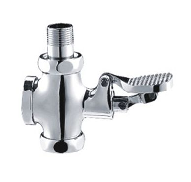 hot sale wall mounted pedal toilet brass body fecal flushing valve