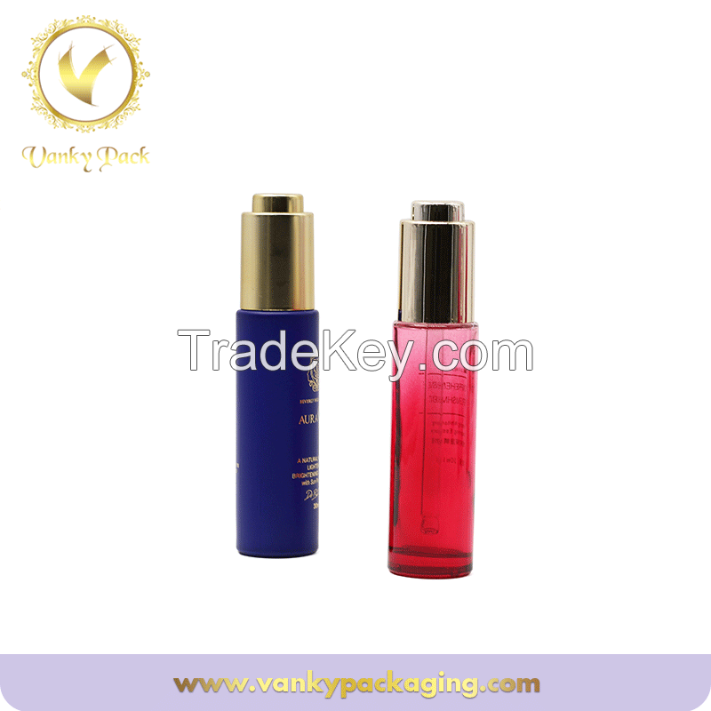 Wholesale Glass Vial 30ml Empty Glass serum bottle For Glass Cosmetic Packaging