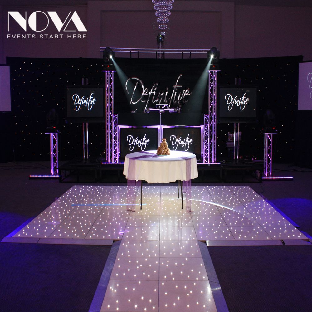 NOVA LED 0.5m x 0.5m 3D Mirror Dance Floor