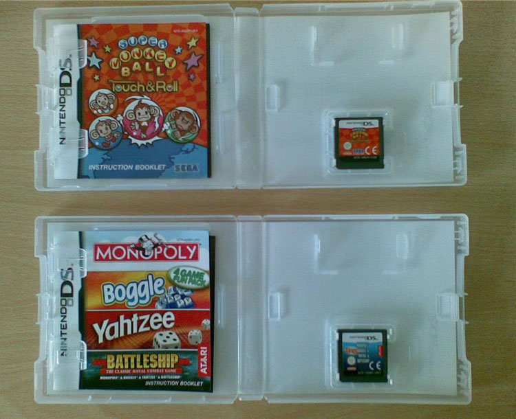 NDS game cassette with European version packing