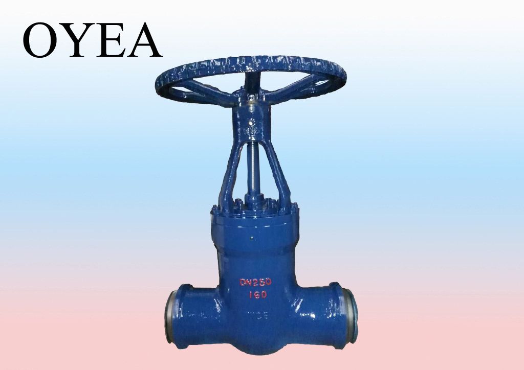 Power Station Pressure Seal Motorized Gear Gate Valve