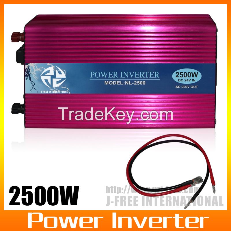 2500W Power Inverter  24v dc to 220v ac Modified Sine Wave Inverter