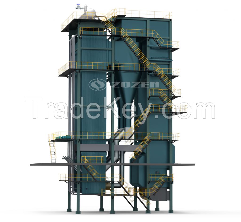 zozen QXF Thermal fluid heaters boilers, circulating fluidized bed coal-fired steam boiler