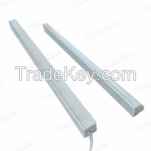 Touch Activated and Dimmable Aluminum LED Cabinet Corner Light Bar Rigid Bar Kit for Kitchen Counter Shelf Showcase Display Lighting