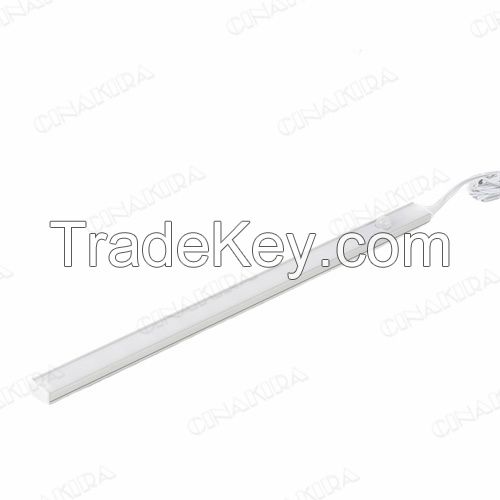 Under Cabinet Lights Touch Activated and Dimmable Aluminum LED Bar for Kitchen Workbench and Desk Warm White 3000K Plug-in 