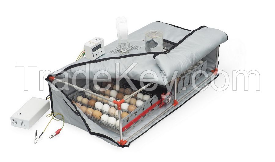 Automatic Egg incubator Double Micro Battery 90 with humidifier backup power function automatic turn of trays poultry chicken egg Hatching