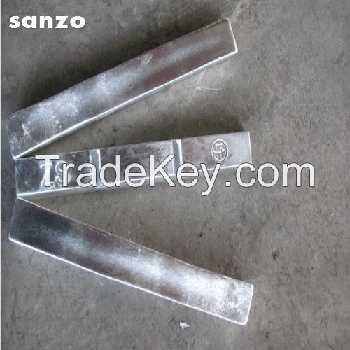 Zinc Anodes zinc for electroplating Diameter:8mm                -100mm all types zinc cathodic protection anodes 99.995%