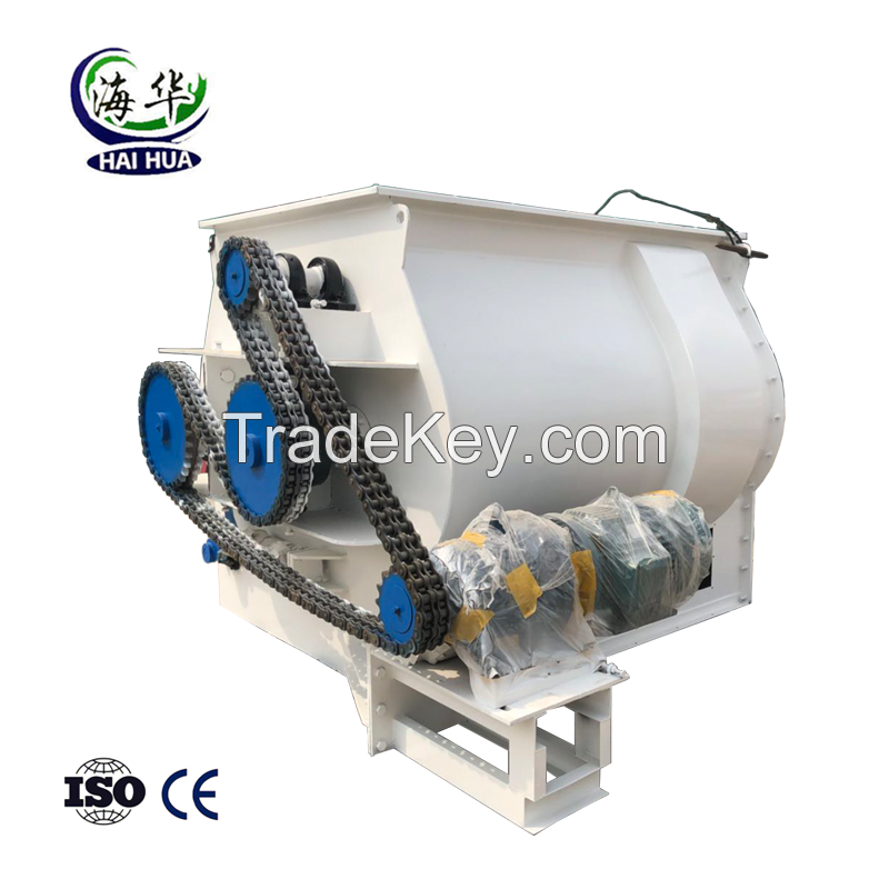 High Efficient Double Shaft Paddle Feed Mixer Machine