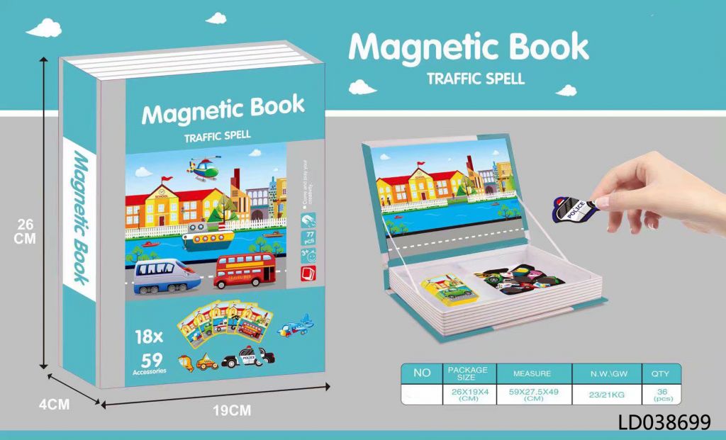 Magnetic book