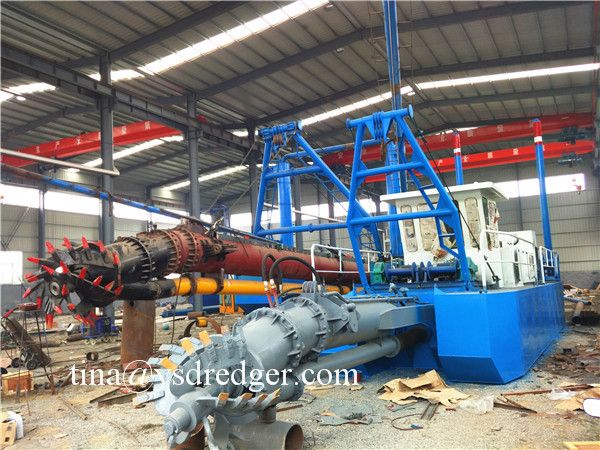 The dredger machine for river sand dredging with high quality.