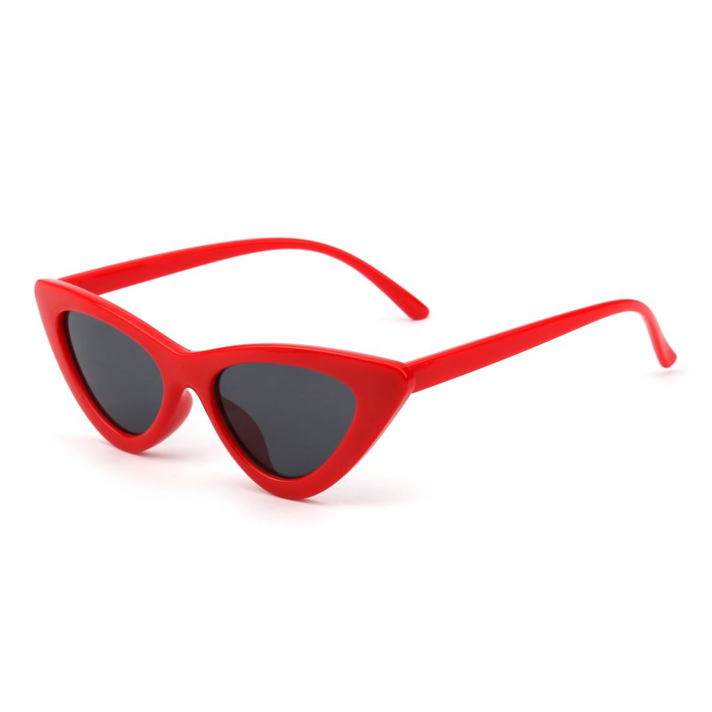 2019 Hot Sale Brand Designer Cat Eye Sunglasses Retro Small Red Sun Gl