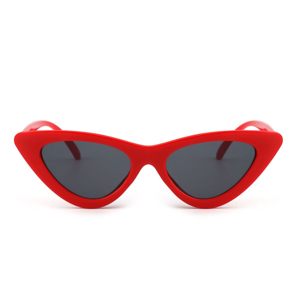 2019 Hot Sale Brand Designer Cat Eye Sunglasses Retro Small Red Sun Gl