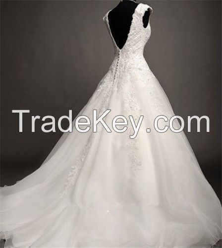 New White/Ivory Lace Bridal Gown Wedding Dress Custom Size:4 6 8 10 12 14 16 18+