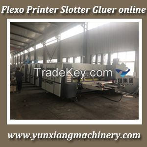 flexo printer slotter die cutter machine