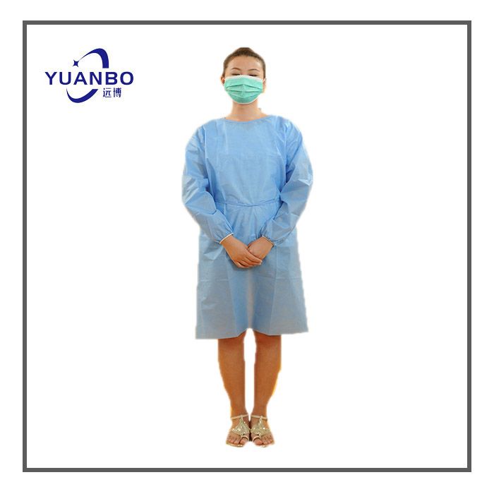 Blue SMS Disposable Isolation Gowns 