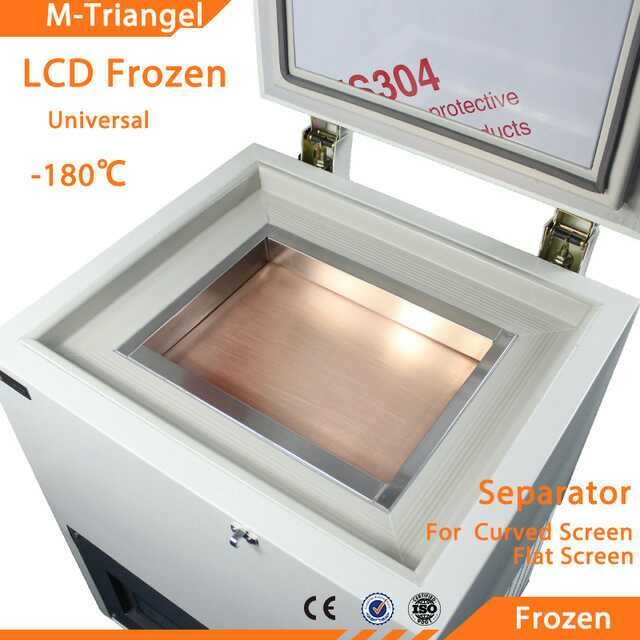 Negative 180 Degrees Frozen Curved Screen Mobile Phone LCD Freezer Separator Machine