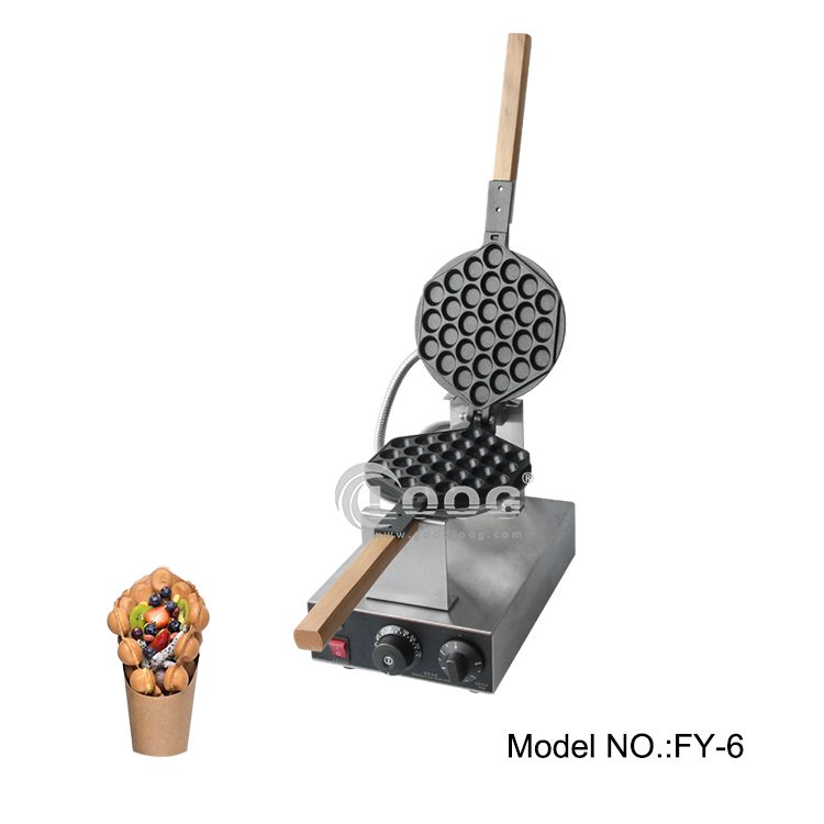 Bubble waffle machine egg waffle maker