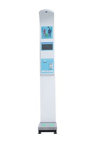 Coin-Operated Ultrasound Measuring 300kg Smart Bluetooth Interconnection Height and Weighing Balance Scale