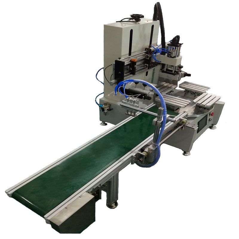 Automatic Small Screen Printing Machine with Mechanical arm