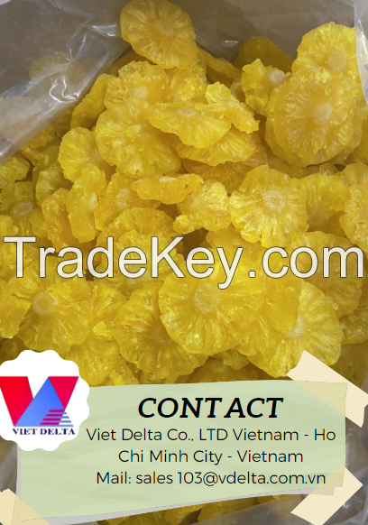 Soft Dried Pineapple - 100% Natural Pineapple - No Additives - Premium Quality - Dirt Cheap Price