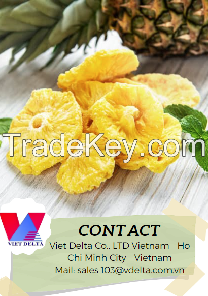 Soft Dried Pineapple - 100% Natural Pineapple - No Additives - Premium Quality - Dirt Cheap Price