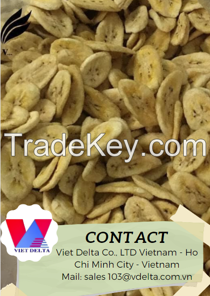 BANANA CHIPS - 100% FRESH FRUIT - NO ADDITIVES - HIGH QUALITY - GOOD PRICE FROM VIETNAM - A TRUSTWORTHY SUPPLIER IN VIETNAM