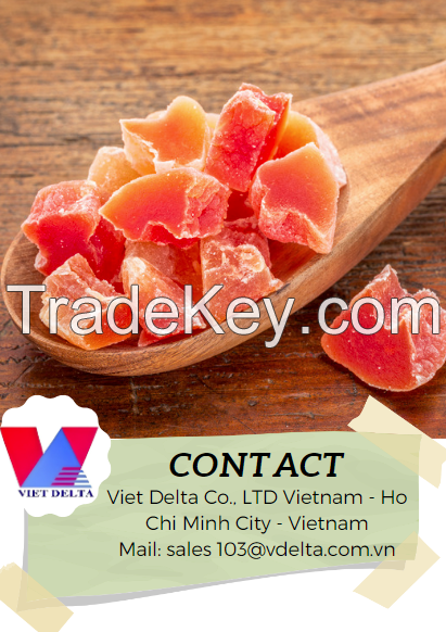 SOFT DRIED PAPAYA - 100% NATURAL PAPAYA - HIGH QUALITY - GOOD PRICE FROM VIETNAM