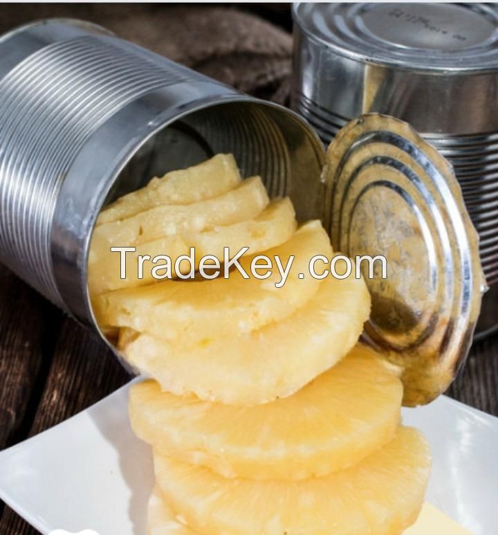 CANNED PINEAPPLE SLICES IN LIGHT SYRUP - HIGH QUALITY - COMPETITIVE PRICE FROM VIETNAM
