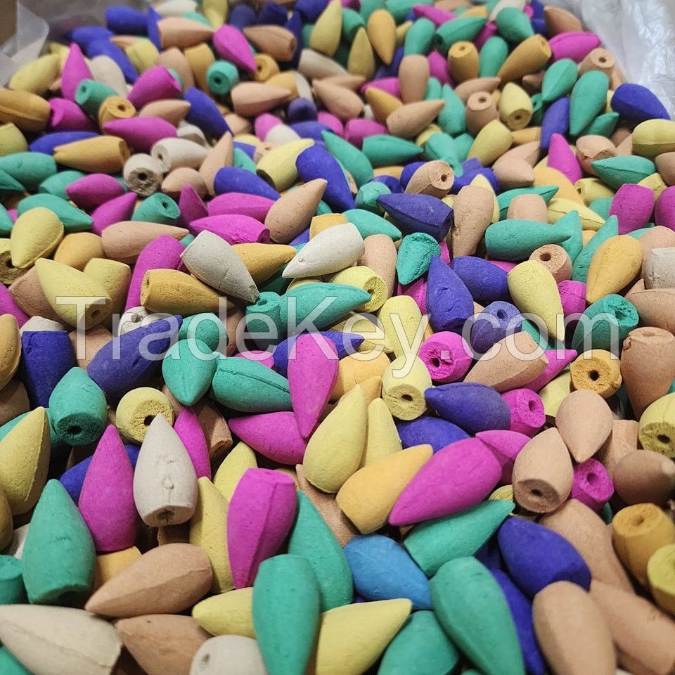 Wholesale Natural Tower Incense Cones Colorful Backflow Incense Cones From Vietnam