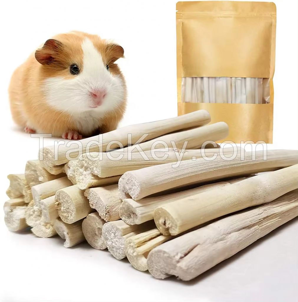 Natural Dried Sugarcane Sticks For Small Animals/ Delicious Dried Sugarcane For Rodents' Teeth At Good Prices