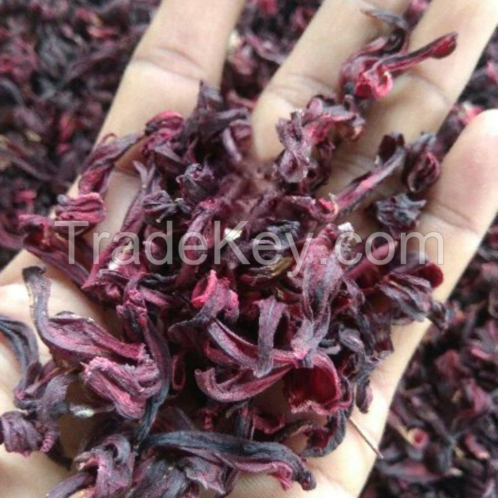 Top grade dried hibiscus flowers for sale in bulk quantity with good price from Vietnam