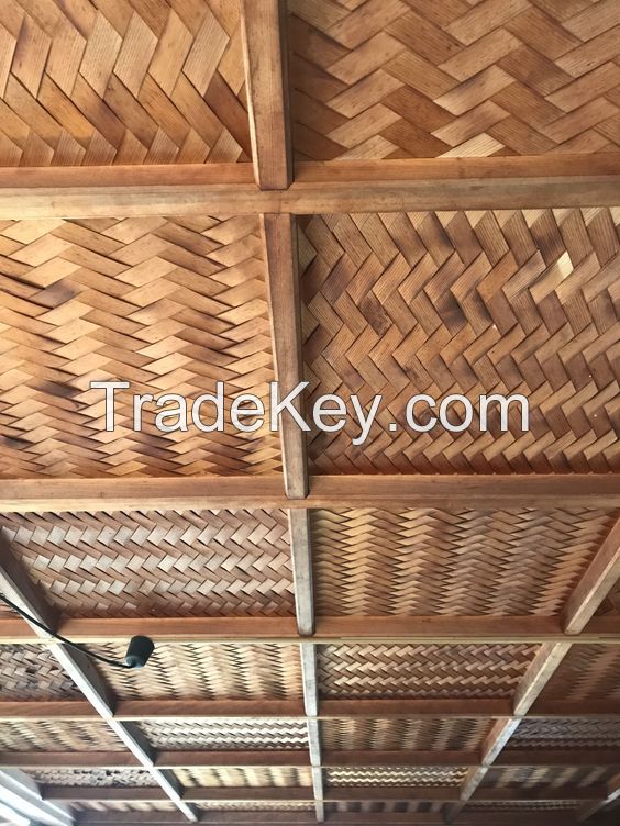 NATURAL MATERIAL BAMBOO/ BAMBOO CEILING FROM VIETNAM/ Enhance the architecture of the room space