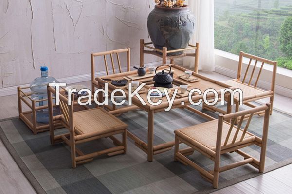 FACTORY TABLE AND CHAIR BAMBOO SET GARDEN FRENCH/ CAFE TABLE/ CHAIRS SET