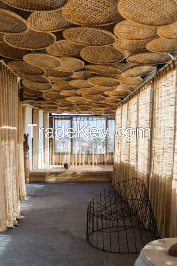 NATURAL MATERIAL BAMBOO/ BAMBOO CEILING FROM VIETNAM/ Enhance the architecture of the room space