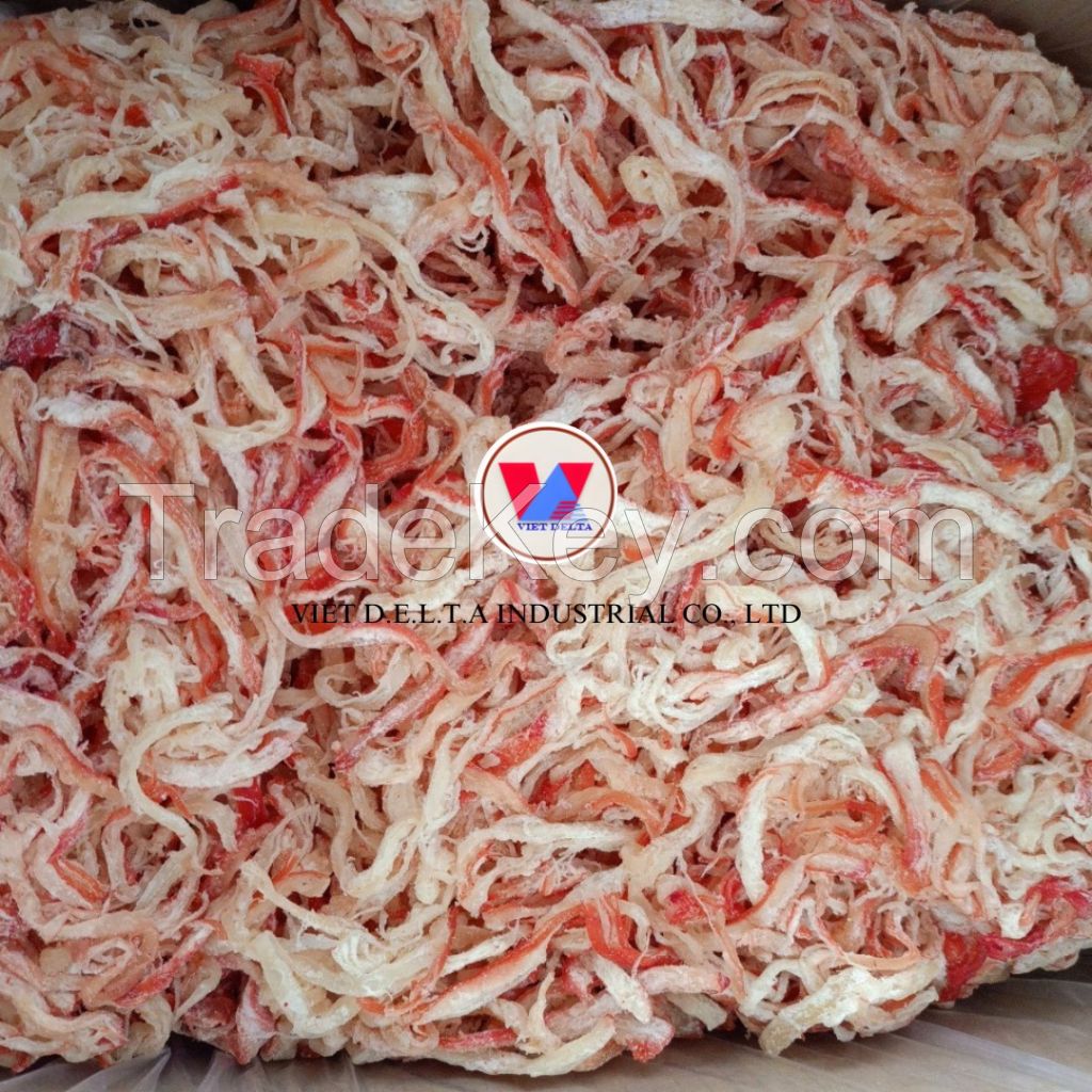 PREMIUM DRIED SHREDDED SQUID FROM VIETNAM - NATURAL, PROTEIN SEAFOOD SNACK