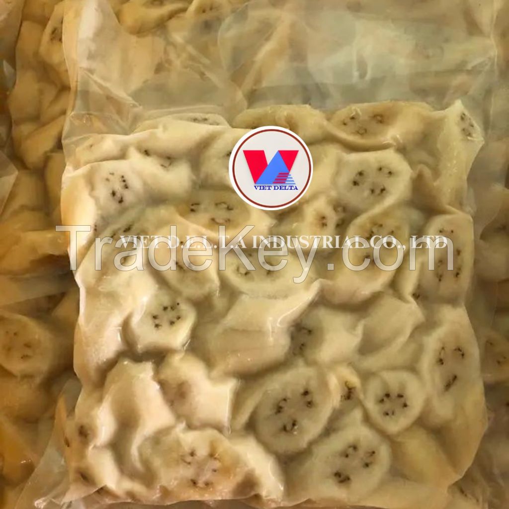 HIGH-GRADE FROZEN BANANA SLICES FROM VIETNAM SUITABLE FOR DESSERTS SMOOTHIES 