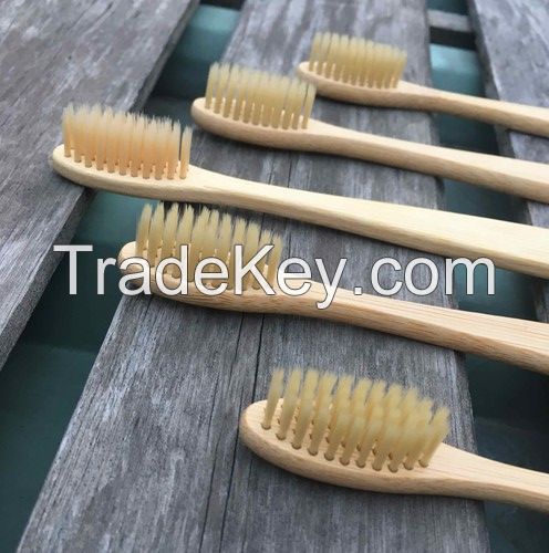 Natural Bamboo Toothbrush made in Vietnam // Effective Brushing with a Green Touch