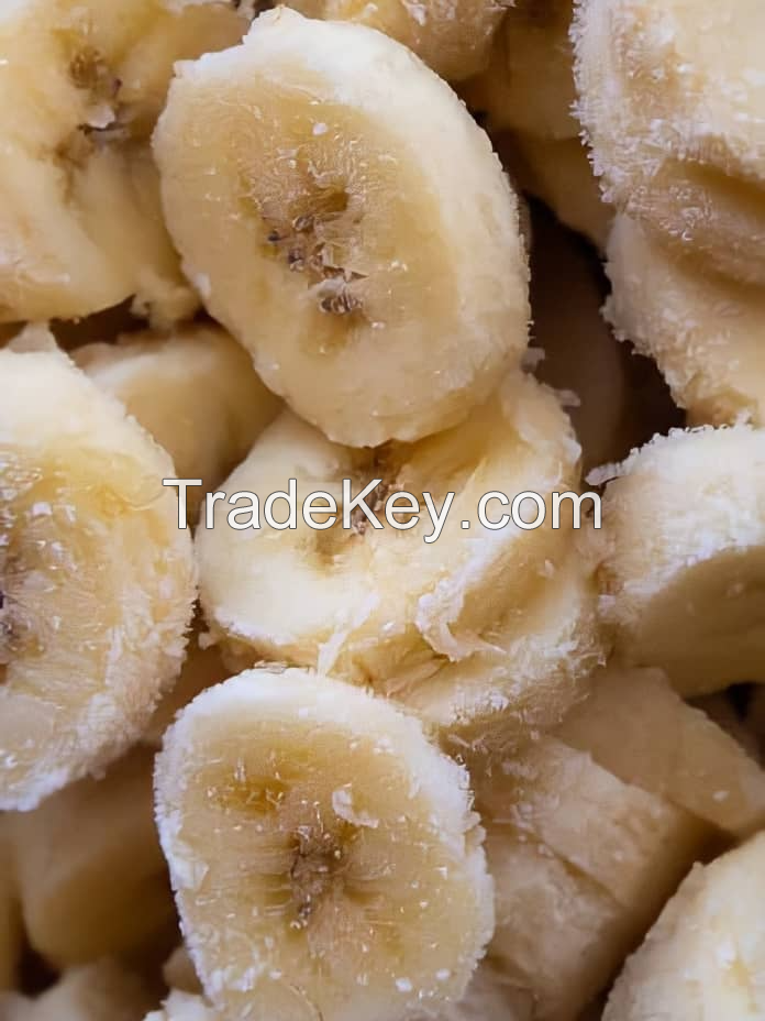 HIGH-GRADE FROZEN BANANAS / PERFECTLY RIPENED AND FROZEN FOR BEST TASTE