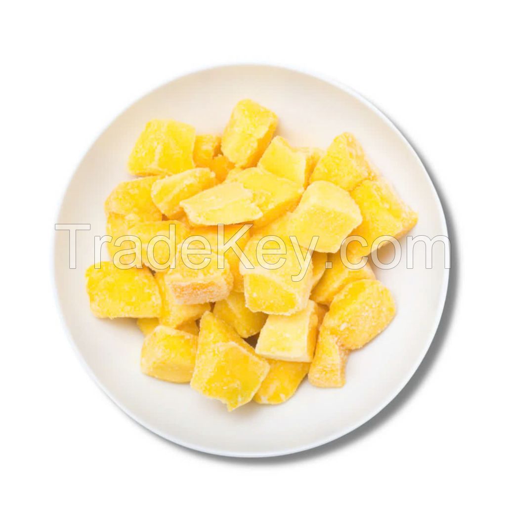 VIETNAM PRODUCE PREMIUM FROZEN MANGO CUBES - FRESHNESS FOR FRUIT SNACK 