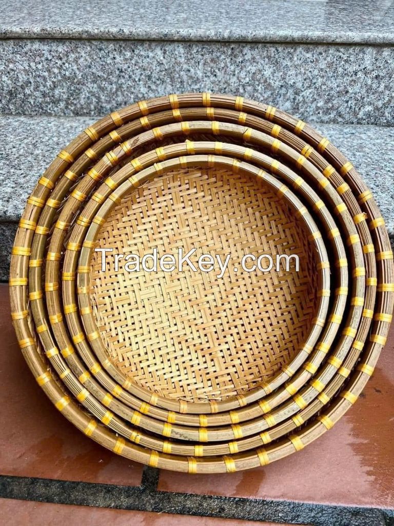 PREMIUM BAMBOO BASKET / SUSTAINABLE HOME ORGANIZER / MADE IN VIETNAM