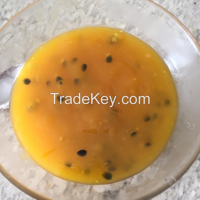 FRESH PASSION FRUIT PUREE / SMOOTH & NATURAL / MADE IN VIETNAM