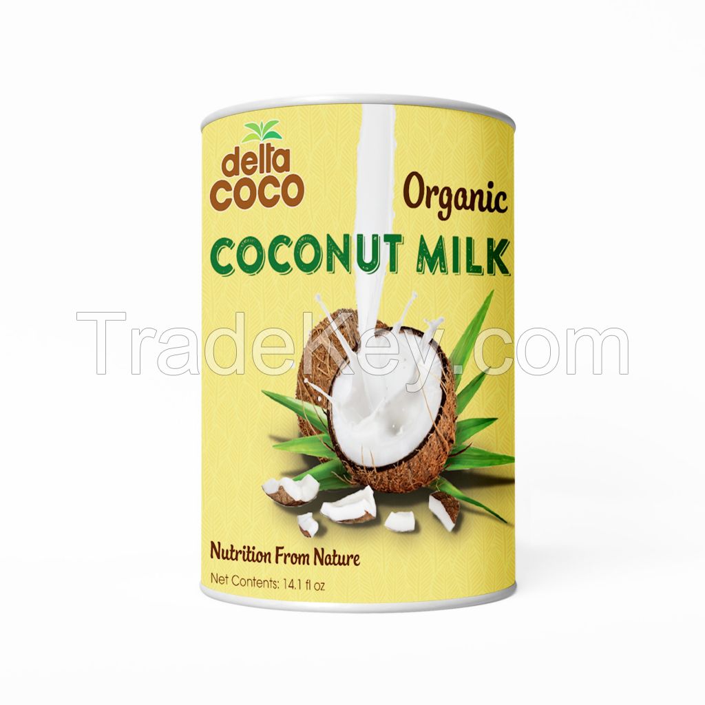 PREMIUM CANNED COCONUT MILK / RICH AND CREAMY / MADE IN VIETNAM