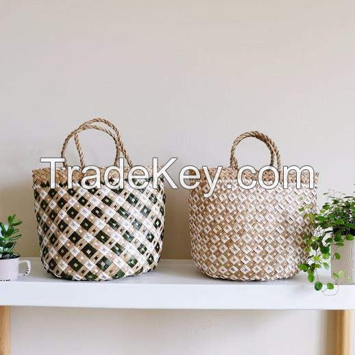 NATURAL SEAGRASS BAG / ECO-FRIENDLY AND STYLISH / MADE IN VIETNAM