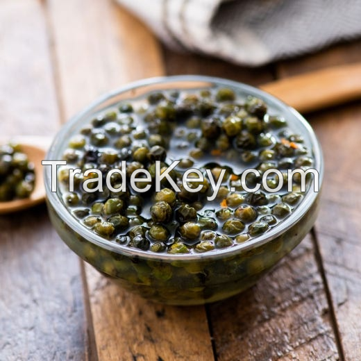 PREMIUM GREEN PEPPERCORNS IN BRINE / FRESH & ZESTY / MADE IN VIETNAM