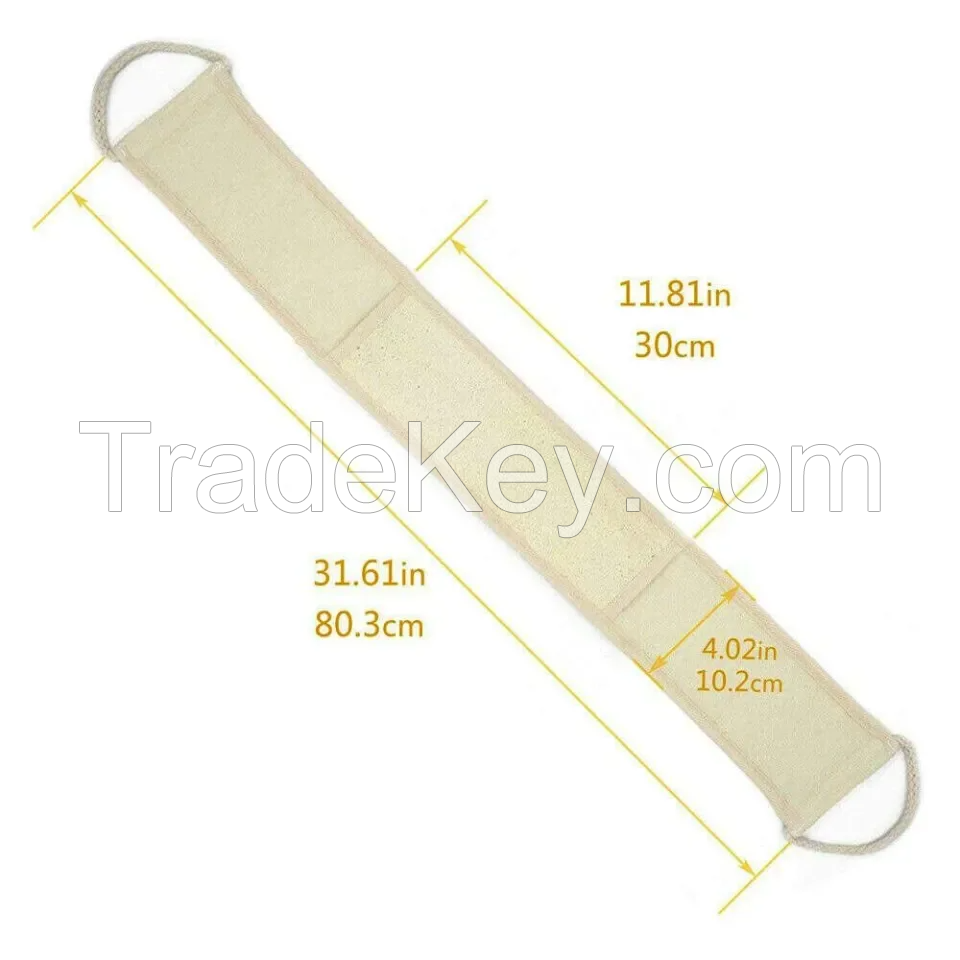 LONG LOOFAH BACK SCRUBBER / IDEAL FOR NATURAL SKIN CARE / MADE IN VIETNAM