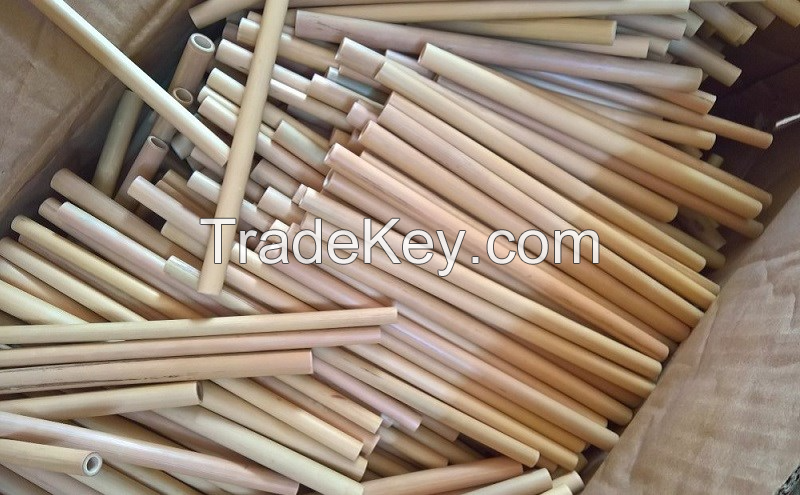 SUSTAINABLE BAMBOO STRAWS / REUSABLE & CHEMICAL-FREE / FACTORY-DIRECT PRICES FOR WHOLESALE / MADE IN VIETNAM