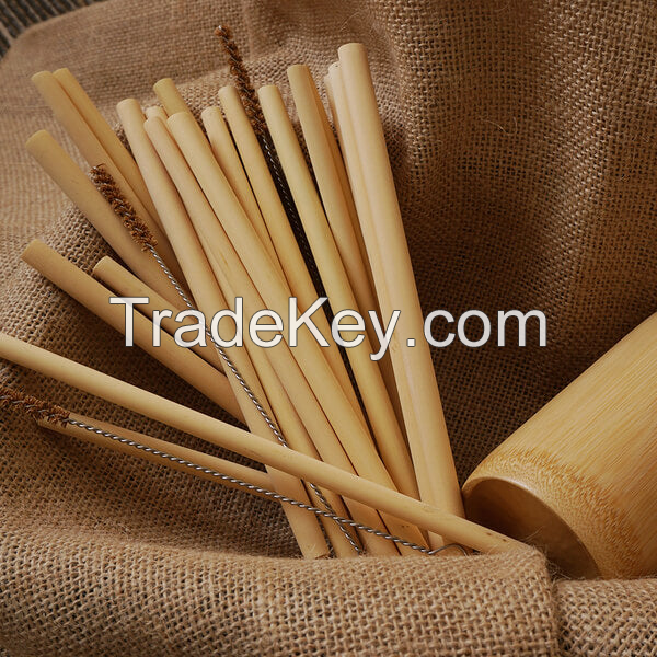 SUSTAINABLE BAMBOO STRAWS / REUSABLE & CHEMICAL-FREE / FACTORY-DIRECT PRICES FOR WHOLESALE / MADE IN VIETNAM