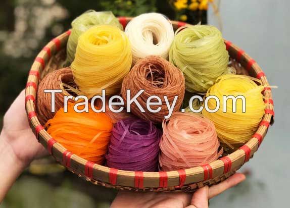 PREMIUM COLORED RICE NOODLES / VIBRANT NATURAL TONES & ECO-FRIENDLY / COMPETITIVE PRICES / MADE IN VIETNAM