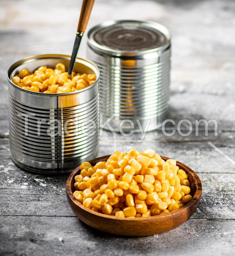 SWEET CANNED CORN / READY-TO-EAT GOODNESS / MADE IN VIETNAM